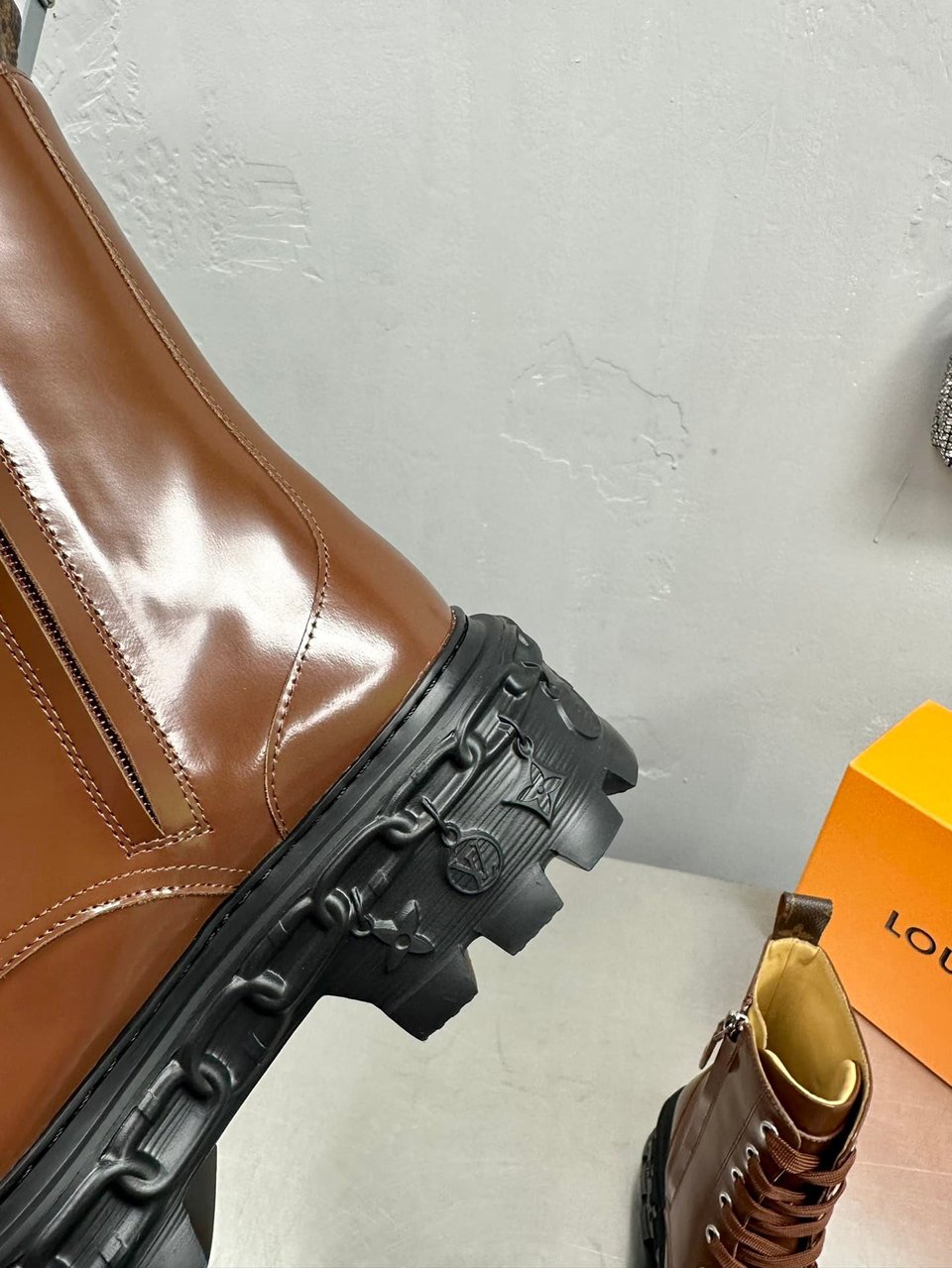 Louis Vuitton Lv Record Ranger Boot Brown view 4