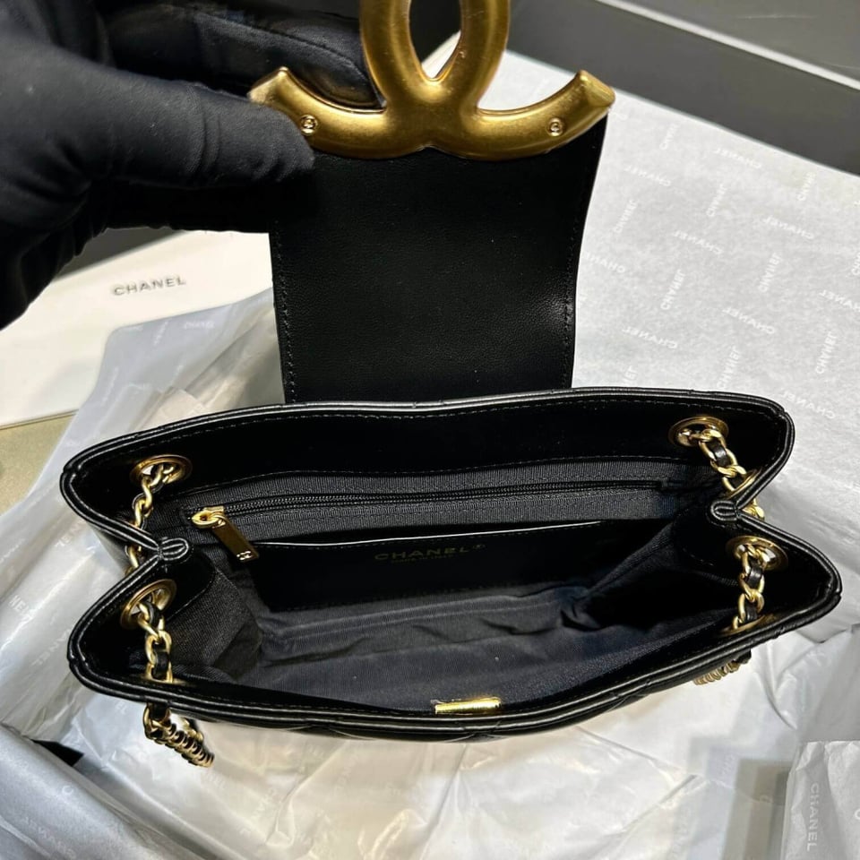 Chanel 24C Quilted Lambskin Shoulder Bag view 15