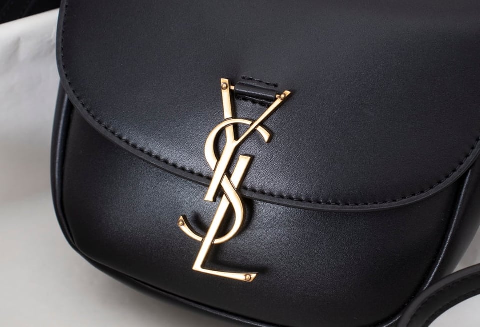 Saint Laurent Kaia Small Smooth Leather Black view 4
