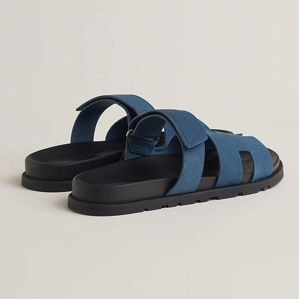 Hermes Chypre Sandal Bleu Turquin Color Goatskin H222856ZHBT400 view 4