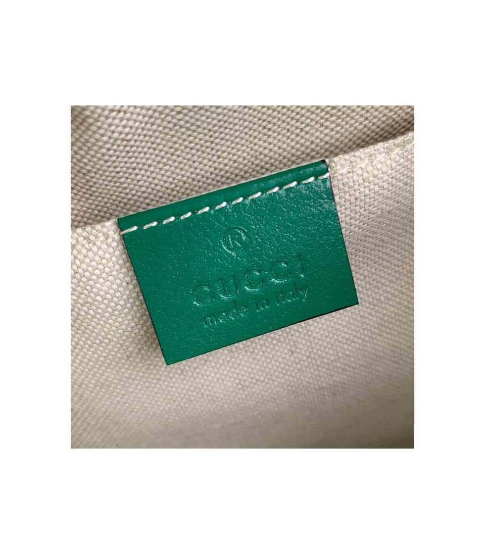 Gucci GG Marmont Small Shoulder Bag Green and Emerald Leather view 12