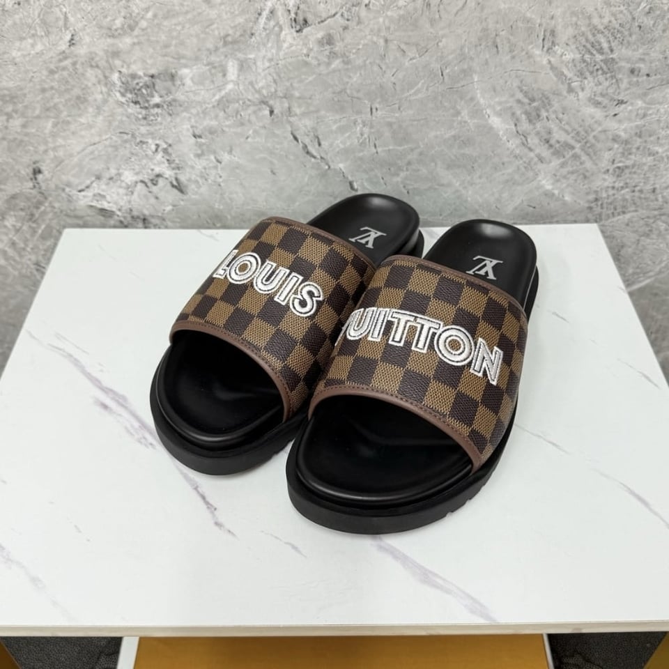 Louis Vuitton Miami Mule Brown view 3