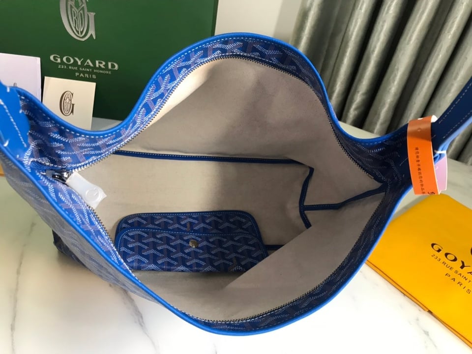 Goyard Hobo Boheme 42Cm Blue Canvas view 10