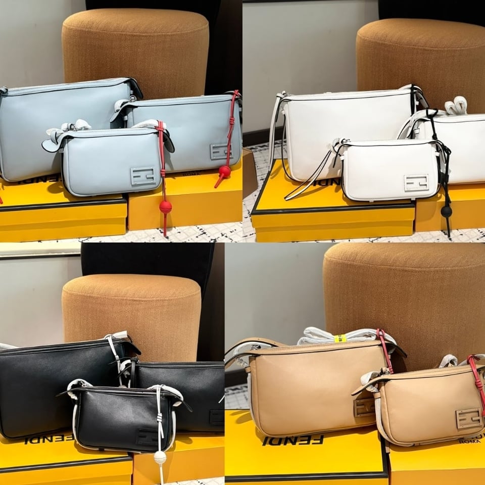 Fendi Simply Fendi Mini Bag Black 23Cm view 4
