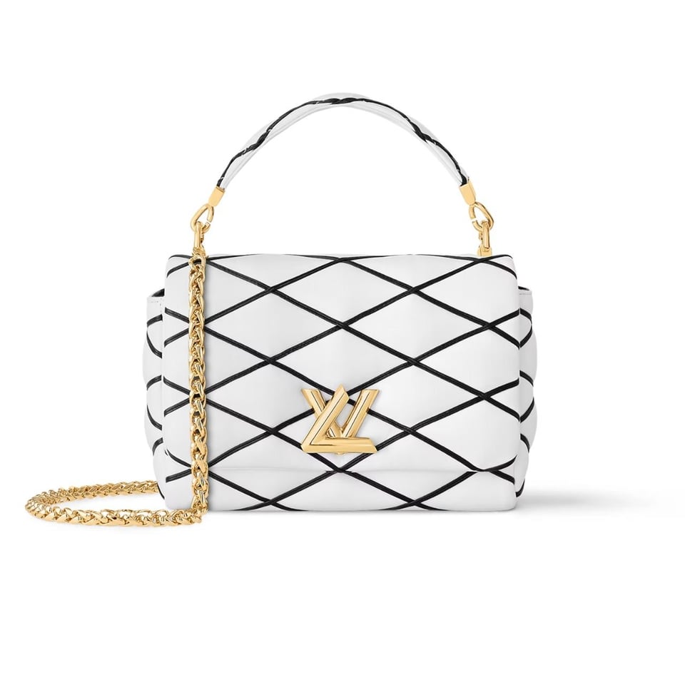 Louis Vuitton Go 14 Mm White Black 22Cm M22890 view 2