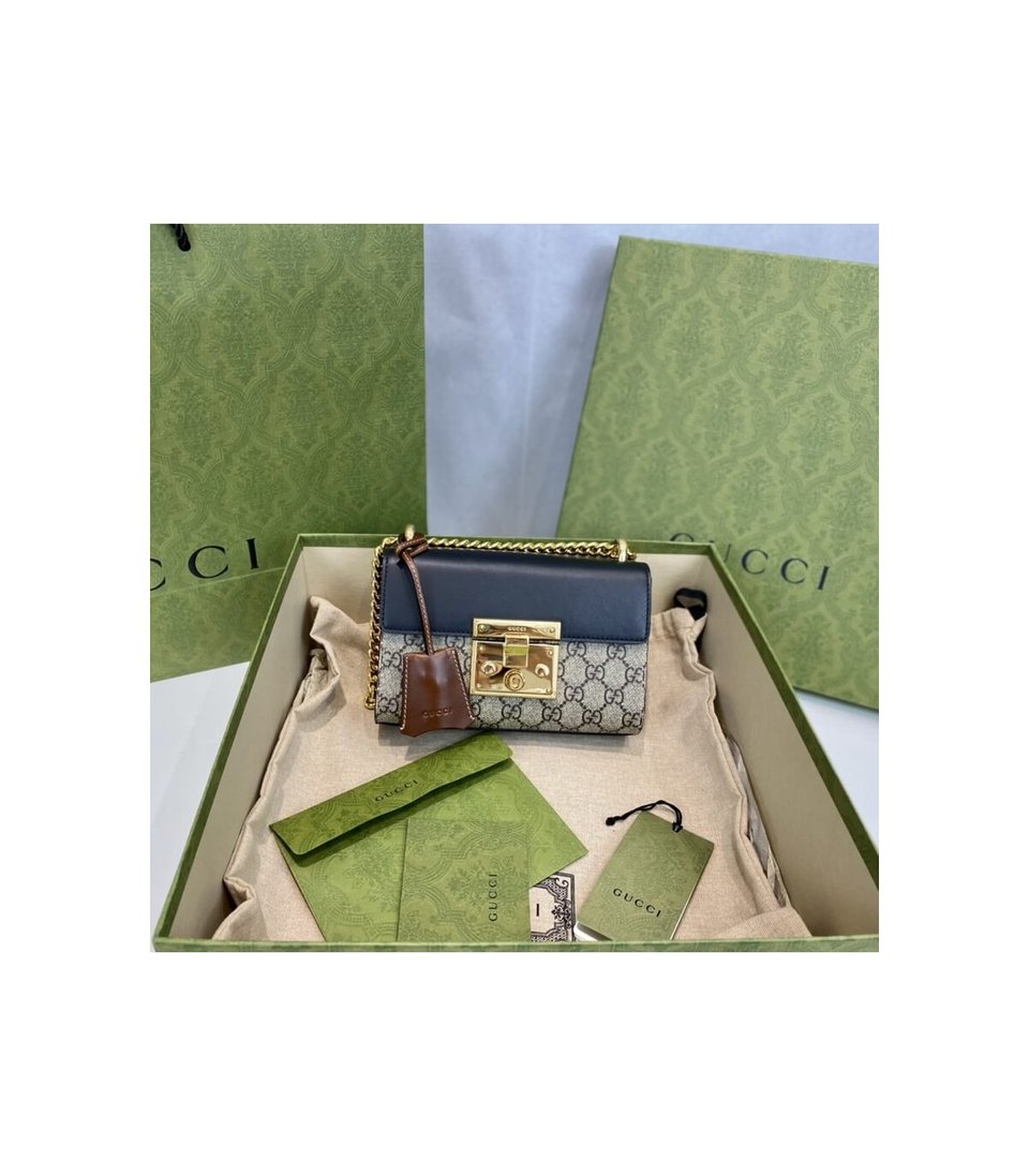 Gucci Padlock Small GG Shoulder Bag Black view 10