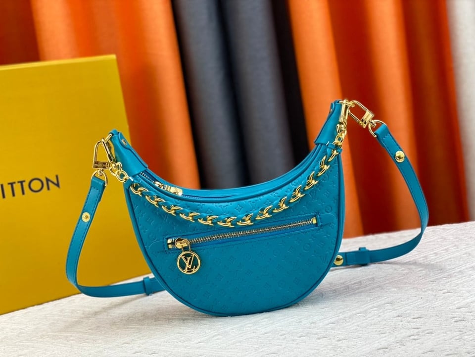 Louis Vuitton Loop Baguette Bag Blue 23Cm M22593 view 10