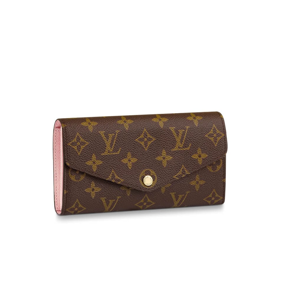 Louis Vuitton Monogram Cavas Sarah Wallet Pink