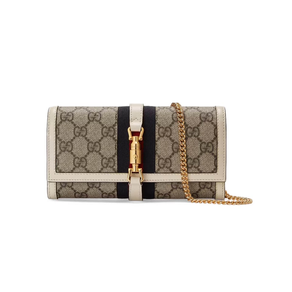 Gucci Jackie 1961 Chain Wallet White 19cm view 2