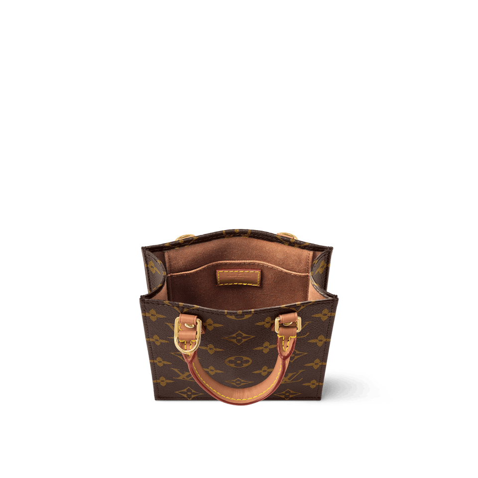 Louis Vuitton OnTheGo Tote Mini 17cm/6.7in Monogram Canvas Brown M81266 – Women view 4