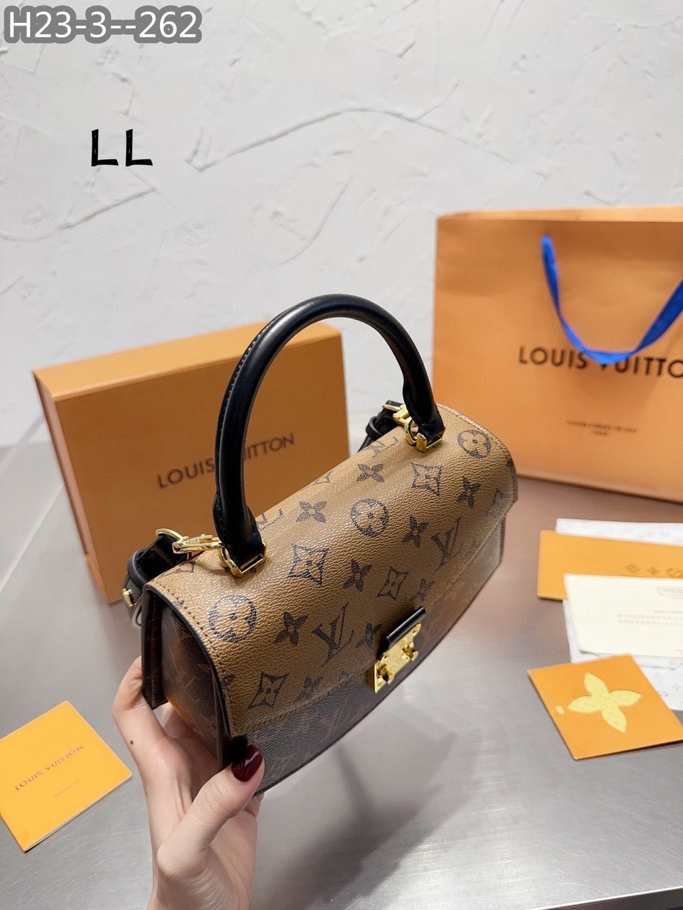Louis Vuitton Tilsitt Bag Brown 23Cm M46548 view 8