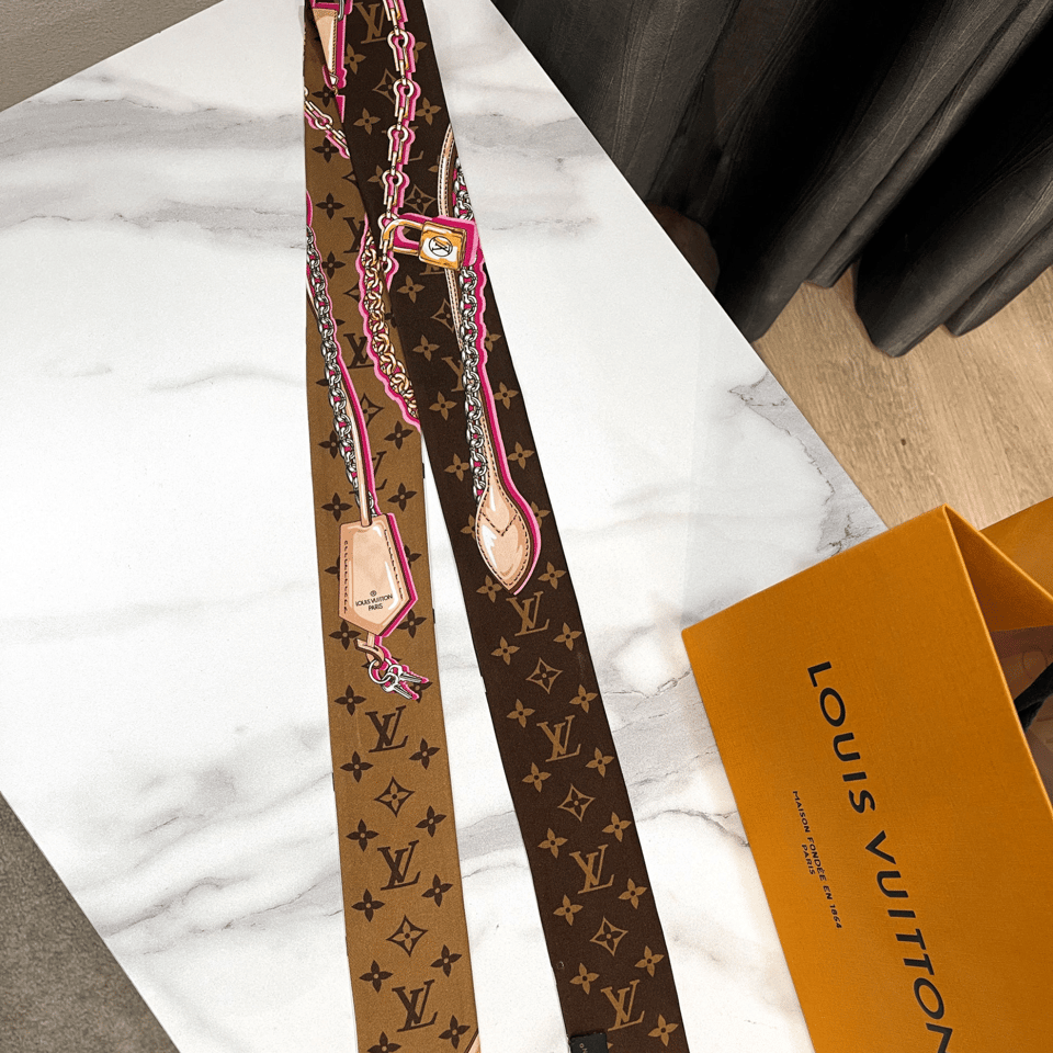 Louis Vuitton Ultimate Monogram Silk Scarf view 5