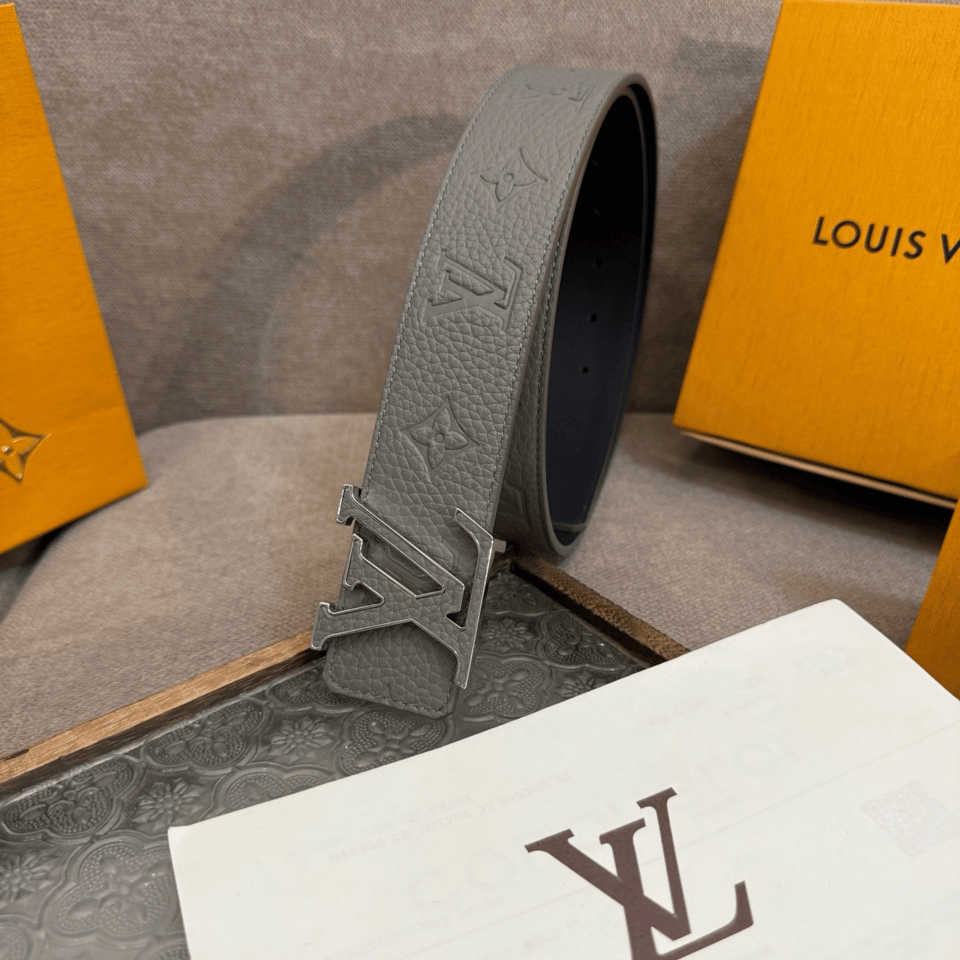 Lv Monogram Embossed 40mm Belt For Men view 5