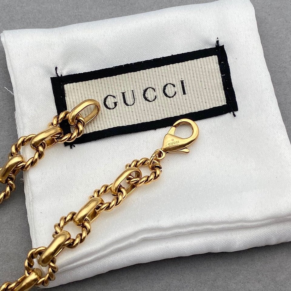 Gucci Gg Gold Necklace view 4