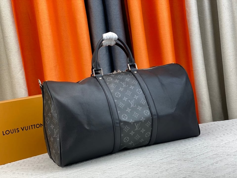 Louis Vuitton Keepall Bandouli Re 50Cm Black M59712 view 10