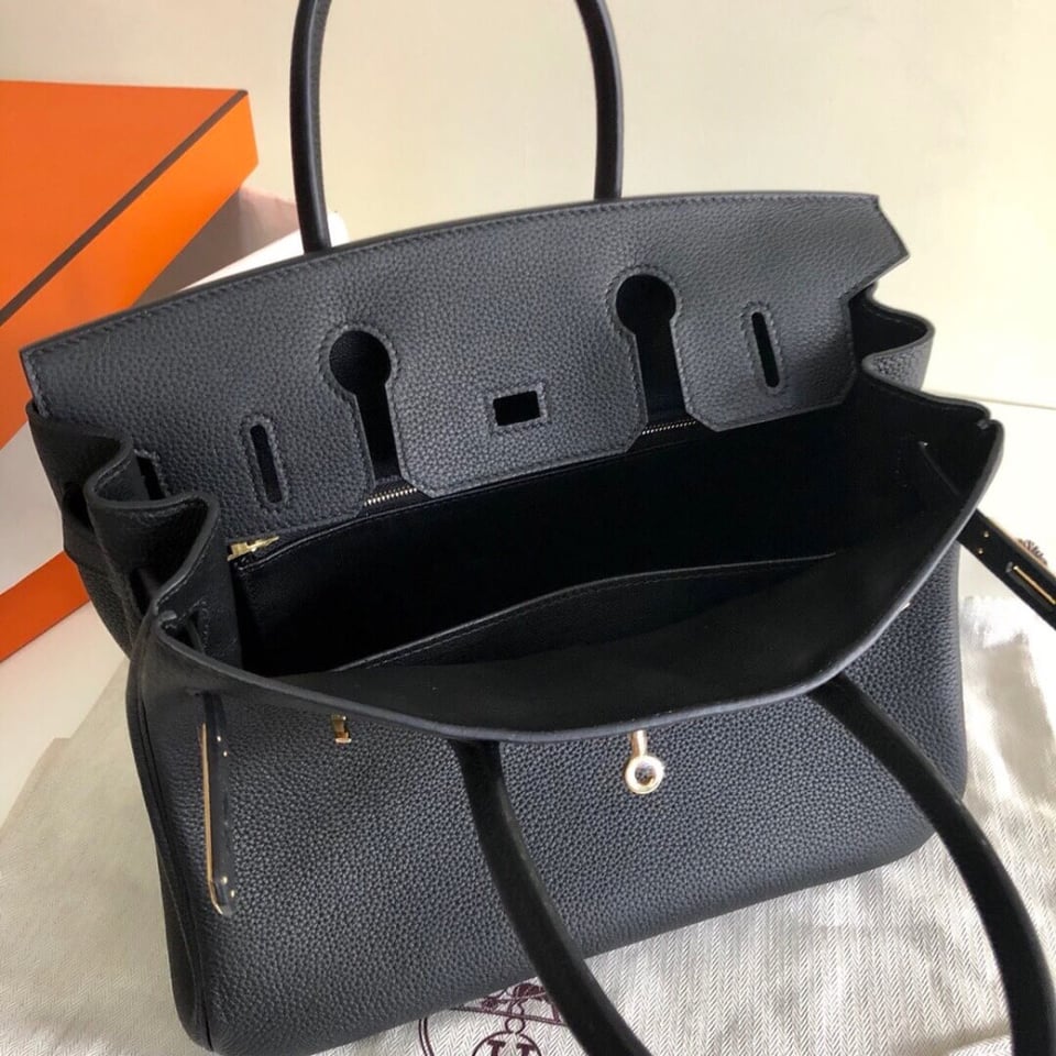 Hermes Black Togo Leather Birkin 30 view 12