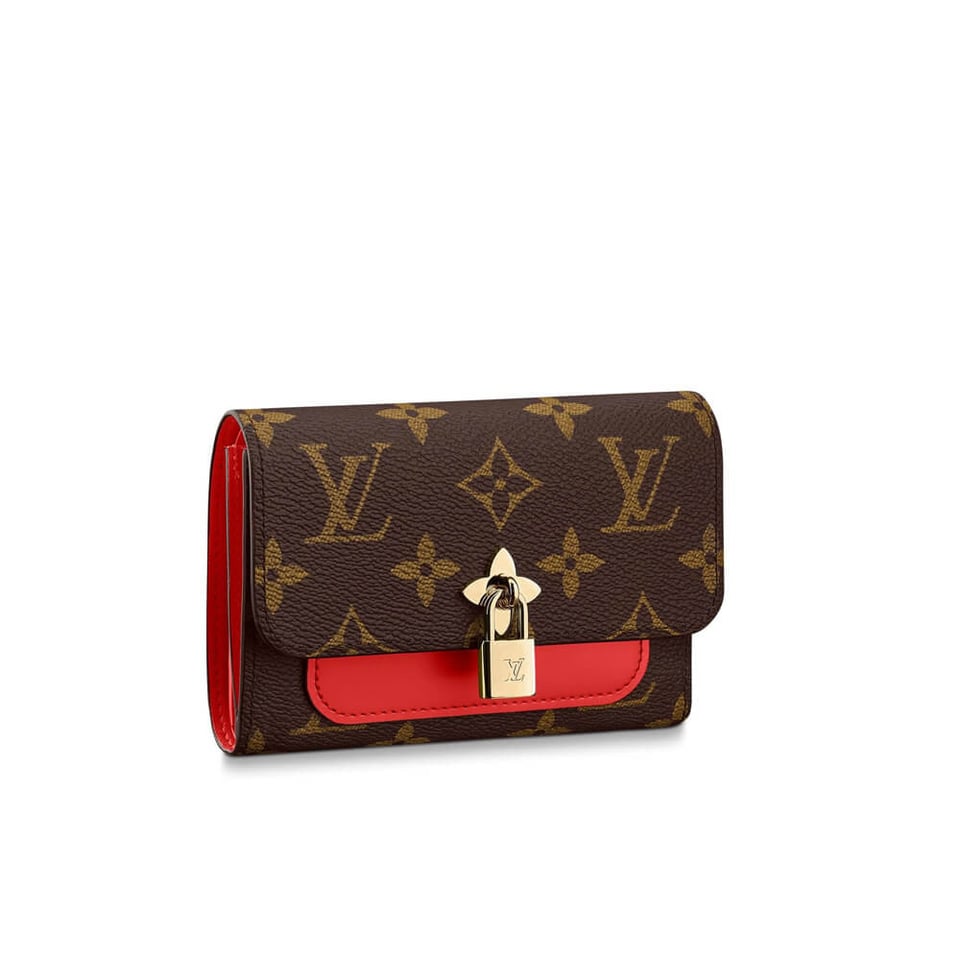 Louis Vuitton Flower Compact Wallet Red view 2