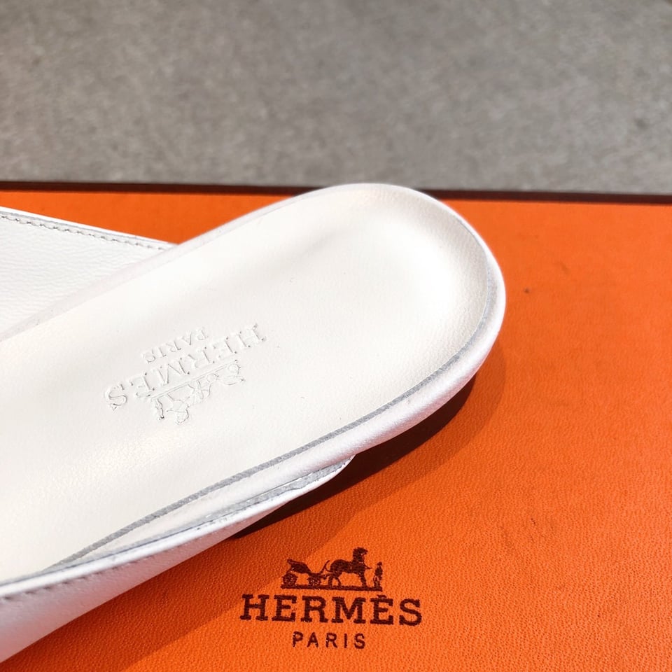 Hermes Oz Mule White view 5