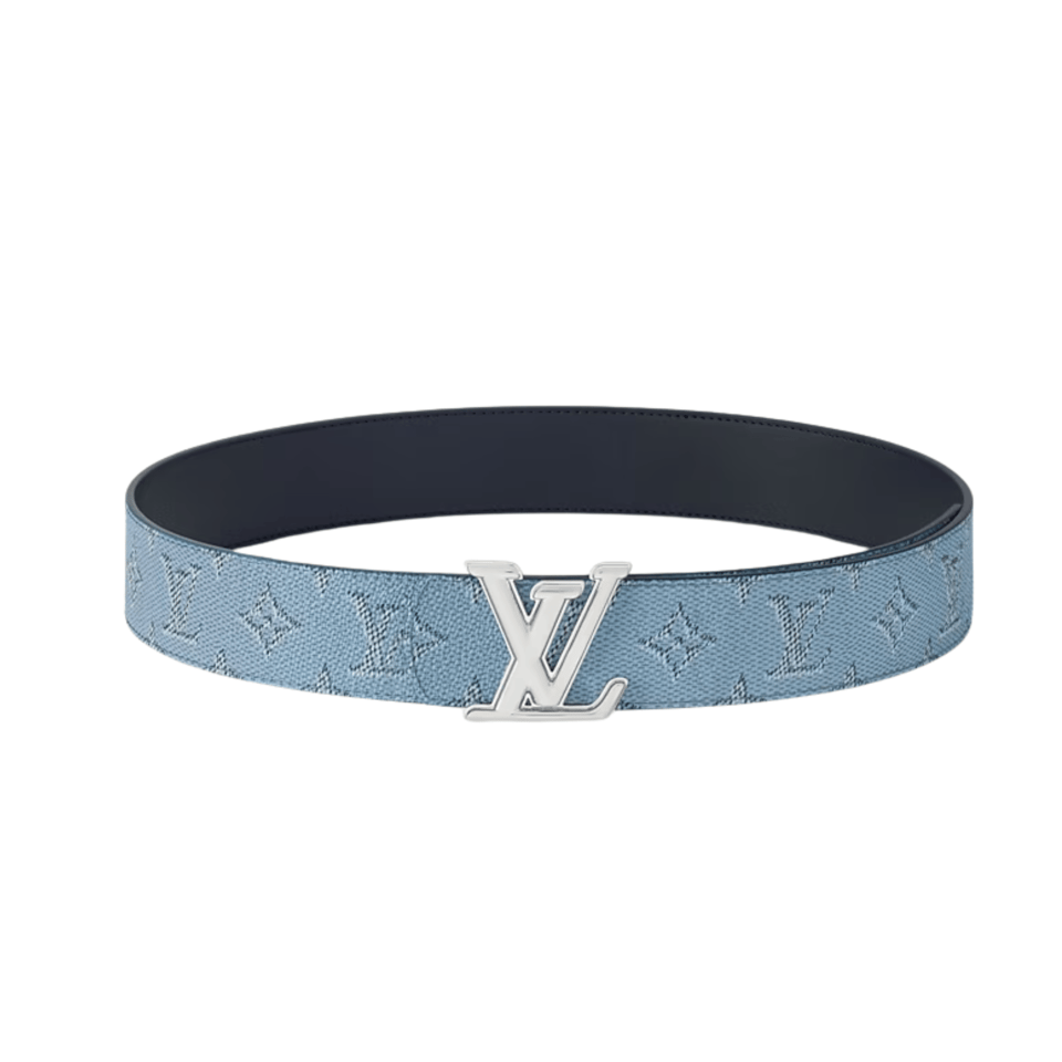 Louis Vuitton LV Silver Dimension 40mm Reversible Men Belt M4134U view 2