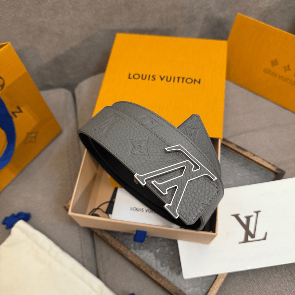 Lv Monogram Embossed 40mm Belt For Men view 8
