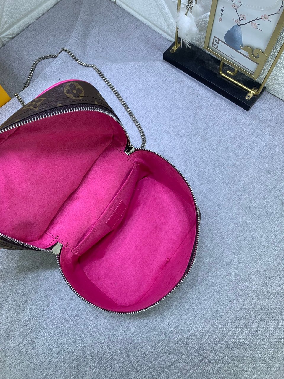 Louis Vuitton Nice Mini Monogram Canvas Pink 20Cm M46767 view 4