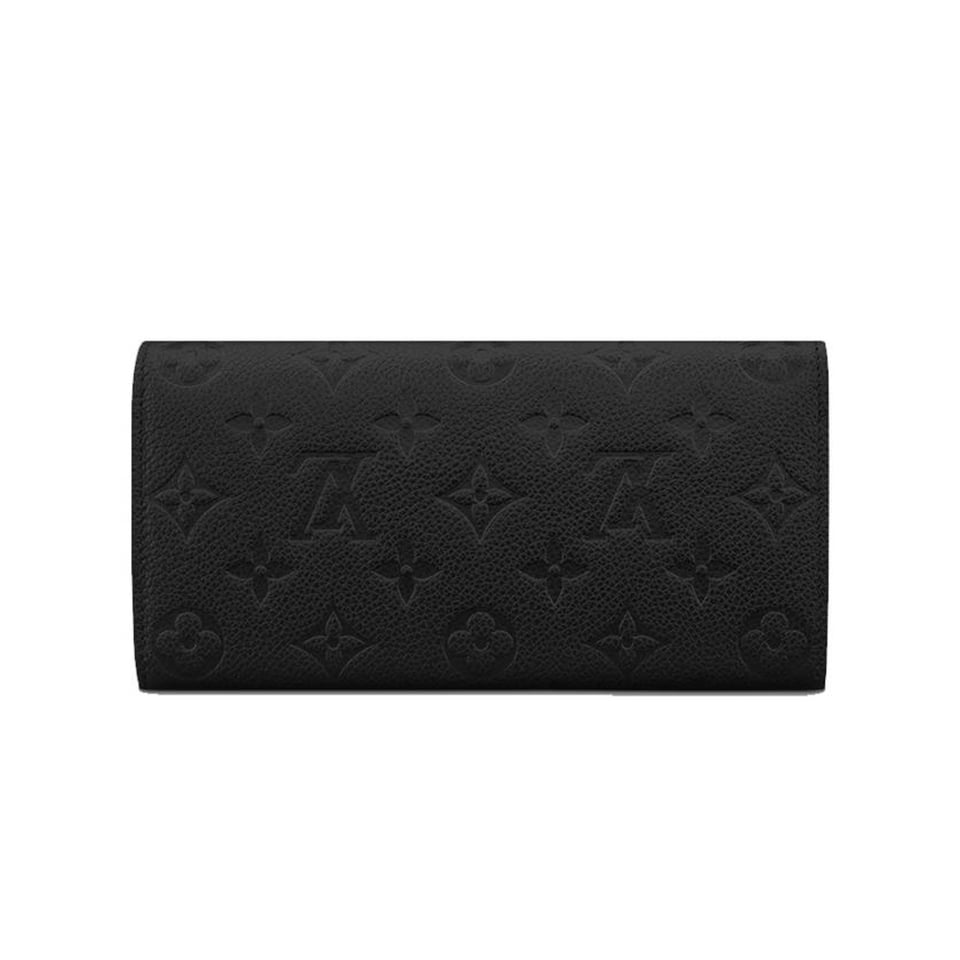 Louis Vuitton Monogram Empreinte Emilie Wallet Black view 4