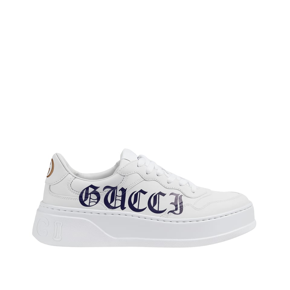 Gucci Women’S Sneaker With Logo White 708267 Upg70 9000