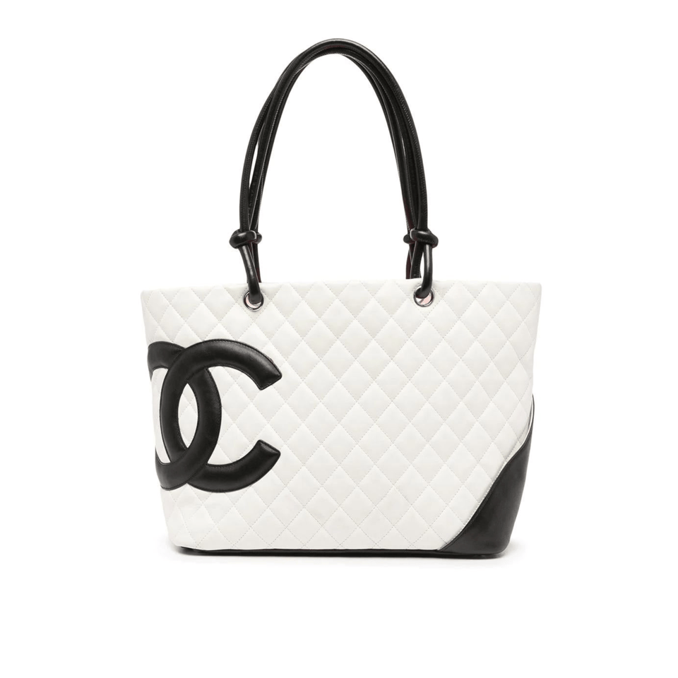 Chanel White Cambon Tote Bag White 30cm view 2