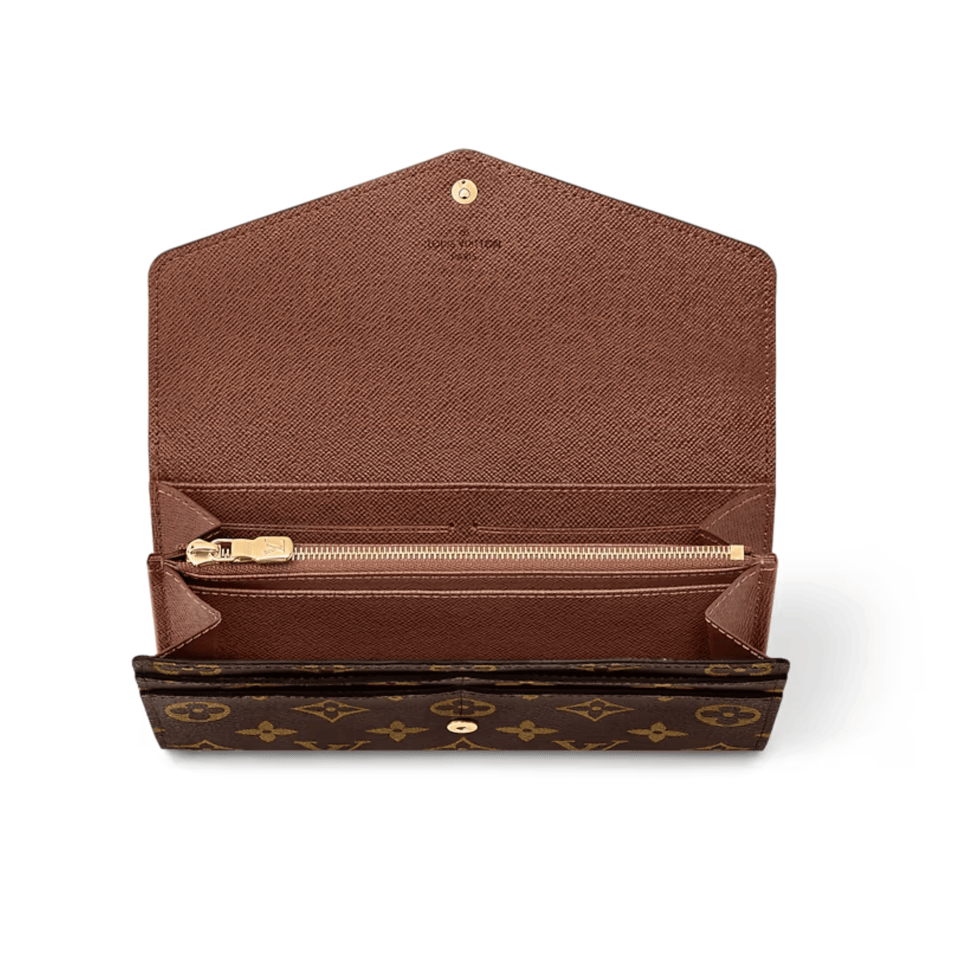 Louis Vuitton Brown Sarah Wallet For Women 19cm M60531 view 5
