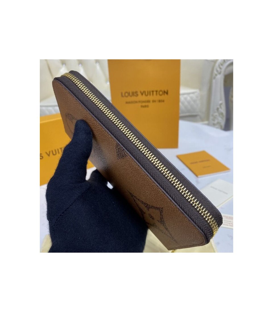 Louis Vuitton Monogram Reverse Canvas Zippy Wallet view 7