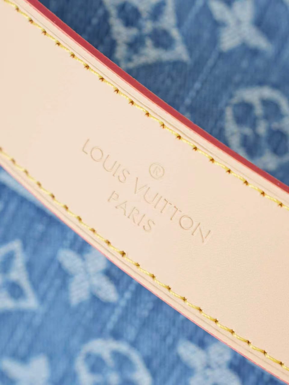 Louis Vuitton Carryall Cargo PM Bag Blue Denim 33.5cm M28287 view 8