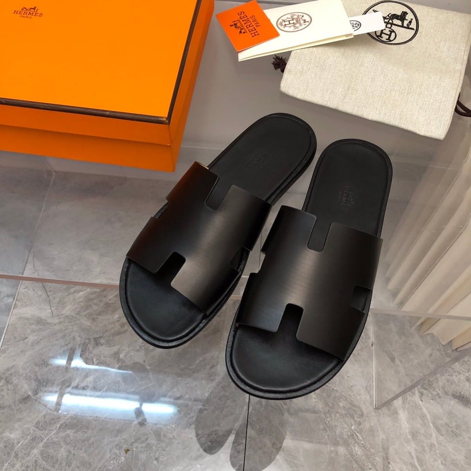 Hermes Izmir Sandal Black H041141Zh01390 view 6