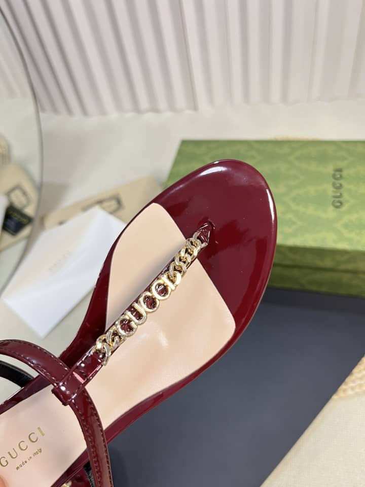 Gucci Signoria Thong Sandal Red ?782415 Bnc00 6207 view 4
