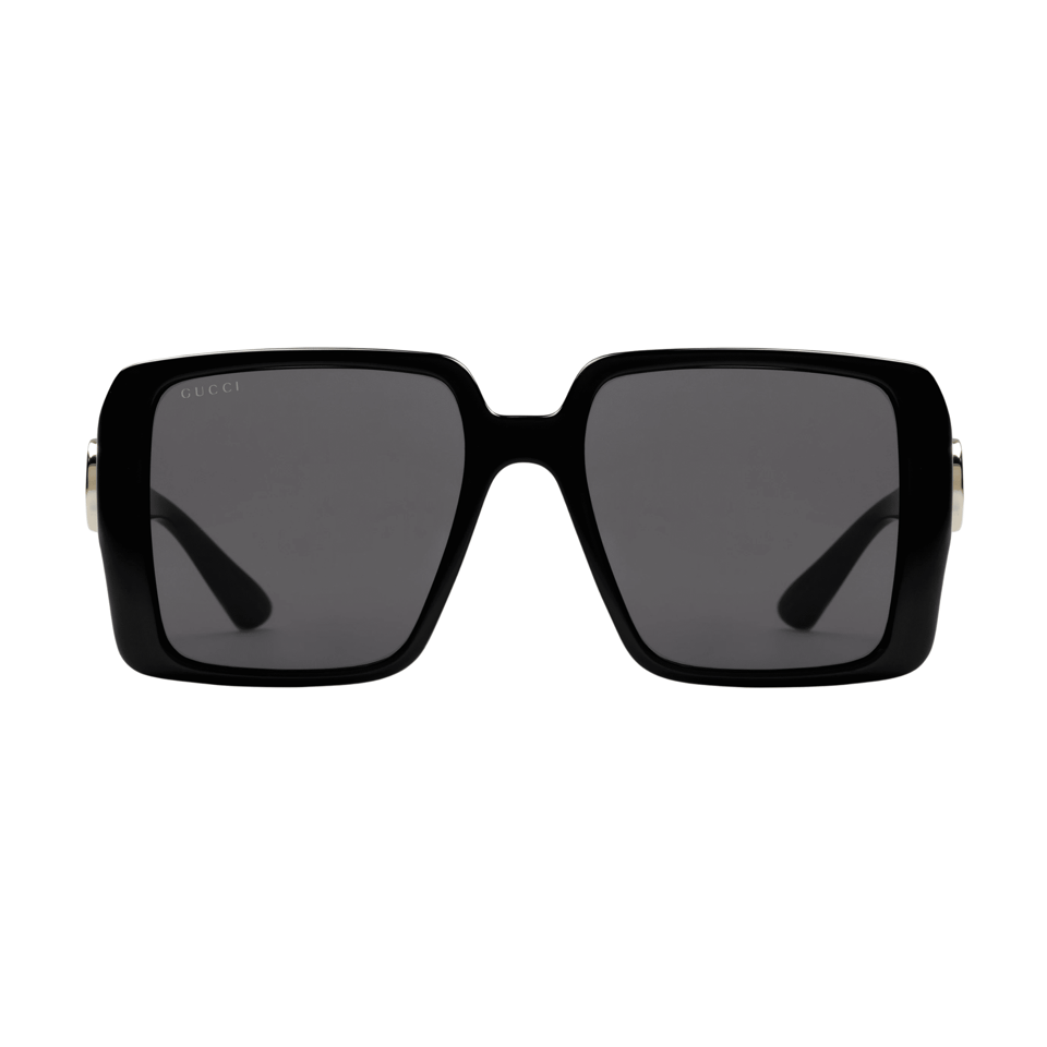 Gucci Black Square Frame Sunglasses GG1692S view 2