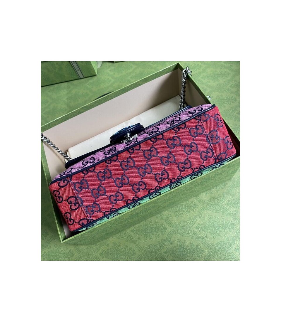 Gucci GG Marmont Multicolour Small Shoulder Bag view 7