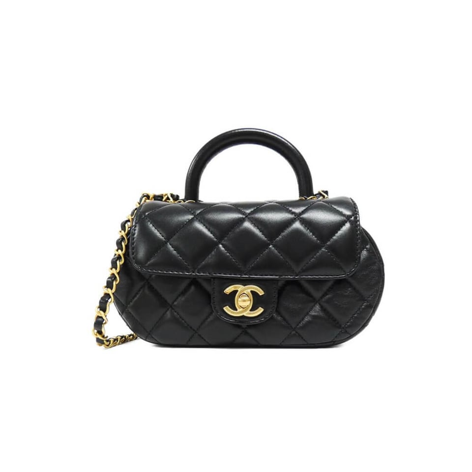 Chanel 24C Quilted Lambskin Small Bag With Top Handle view 2