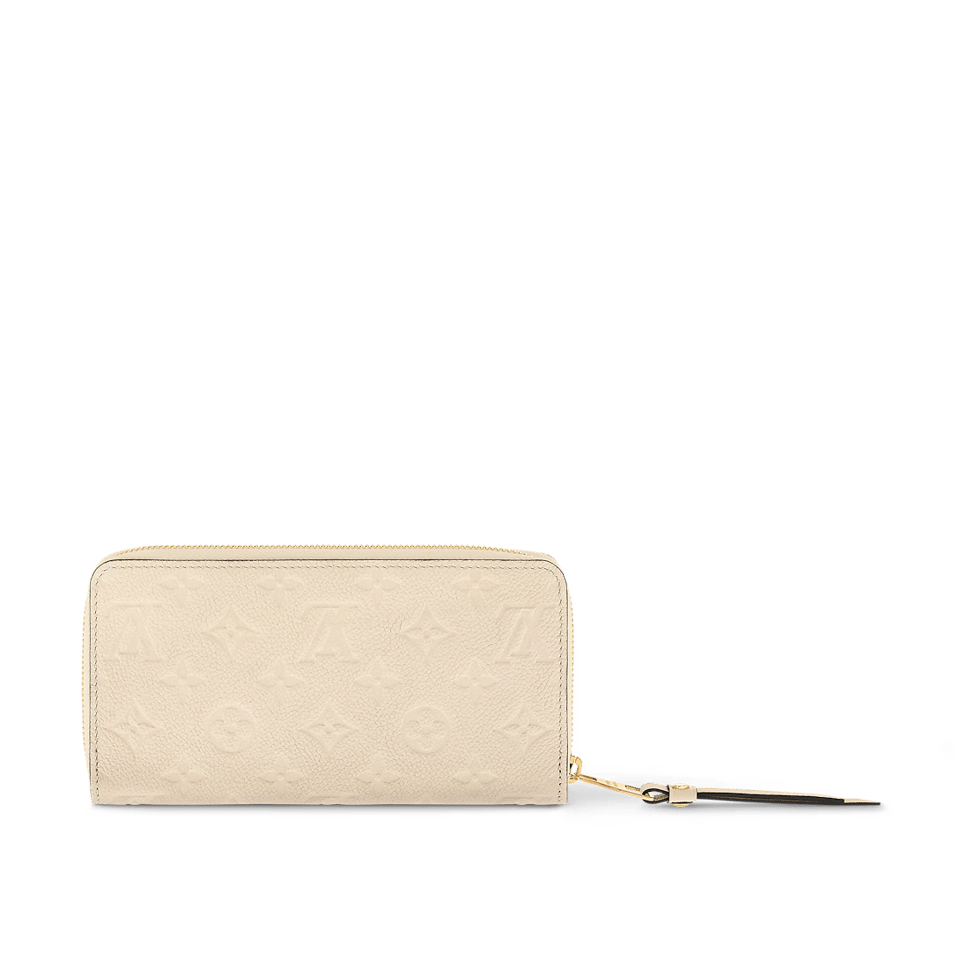 Louis Vuitton Monogram Empreinte Zippy Wallet Beige 19.5cm M82212 view 3
