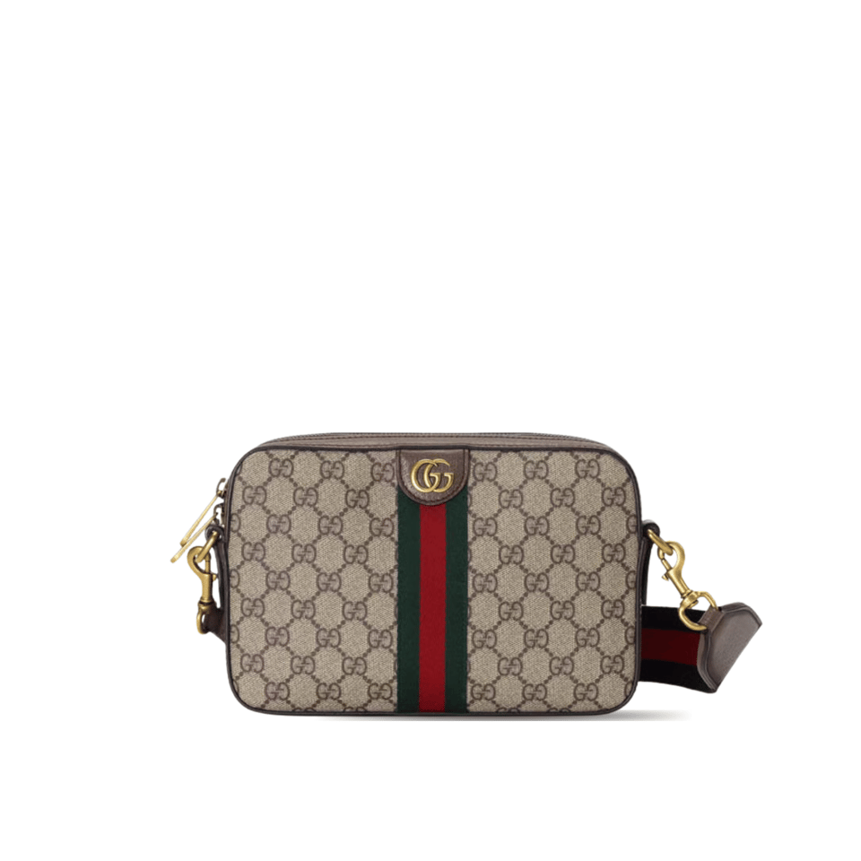 Gucci Ophidia GG Supreme Shoulder Bag Beige/Ebony 24cm/9.4in view 2