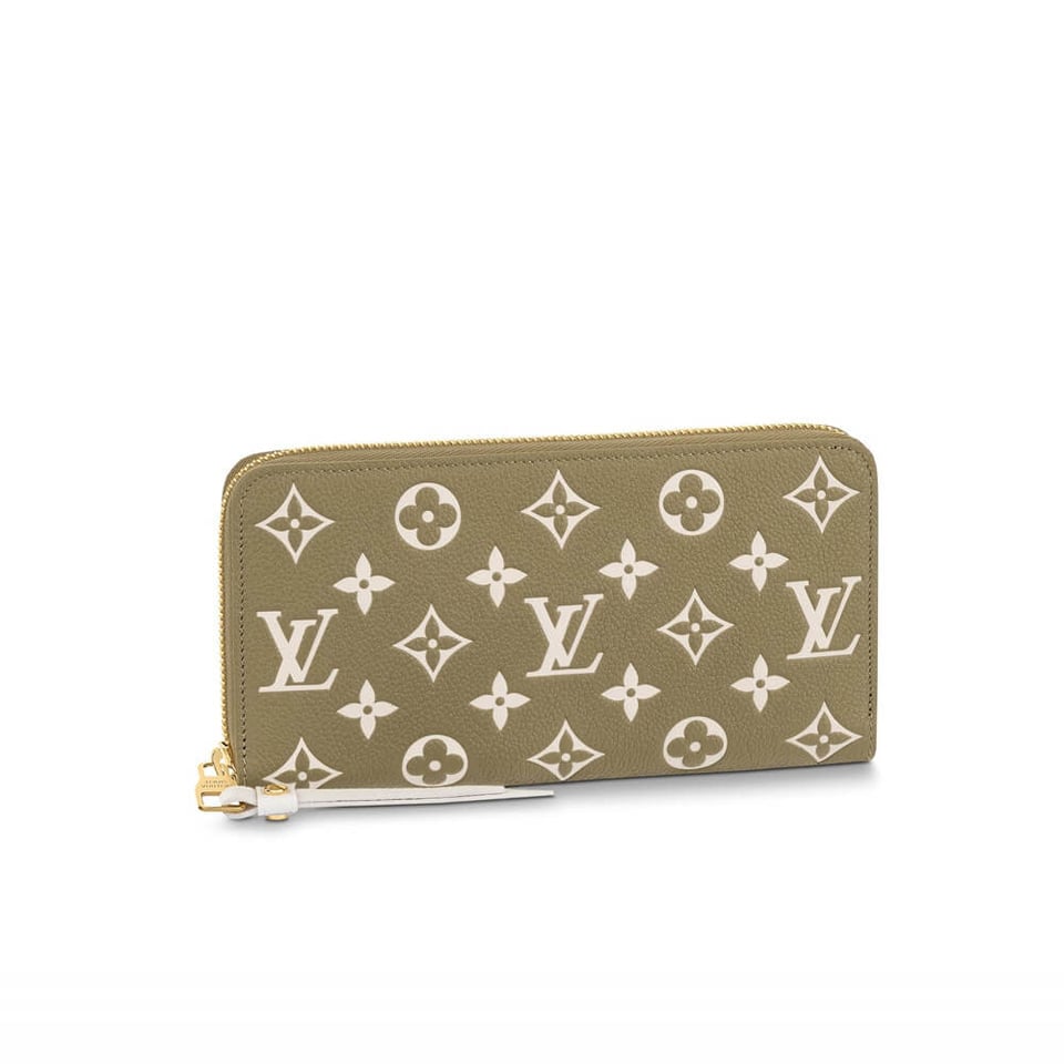Louis Vuitton Monogram Empreinte Leather Zippy Wallet Khaki view 2