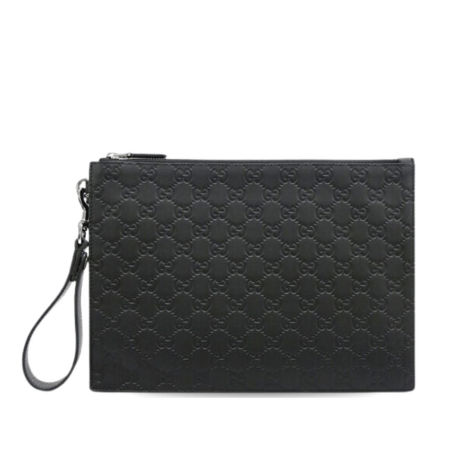 Gucci Microguccissima Pouch Black Pouch 12in/31cm For Men