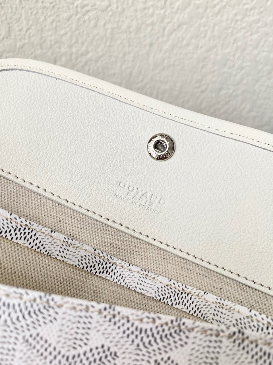 Goyard Saint Louis Gm 40Cm White Canvas view 8