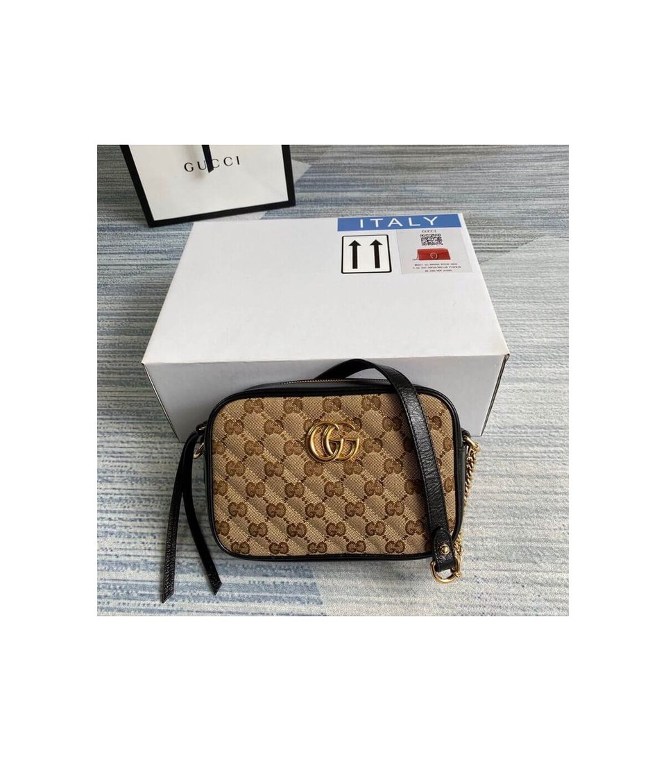 Gucci GG Canvas Matelasse Mini Bag Black view 2