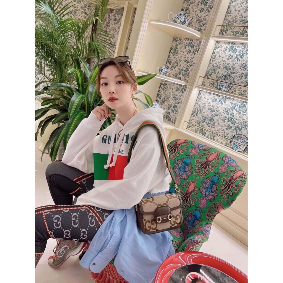 Gucci Horsebit 1955 Jumbo GG Mini Bag view 5