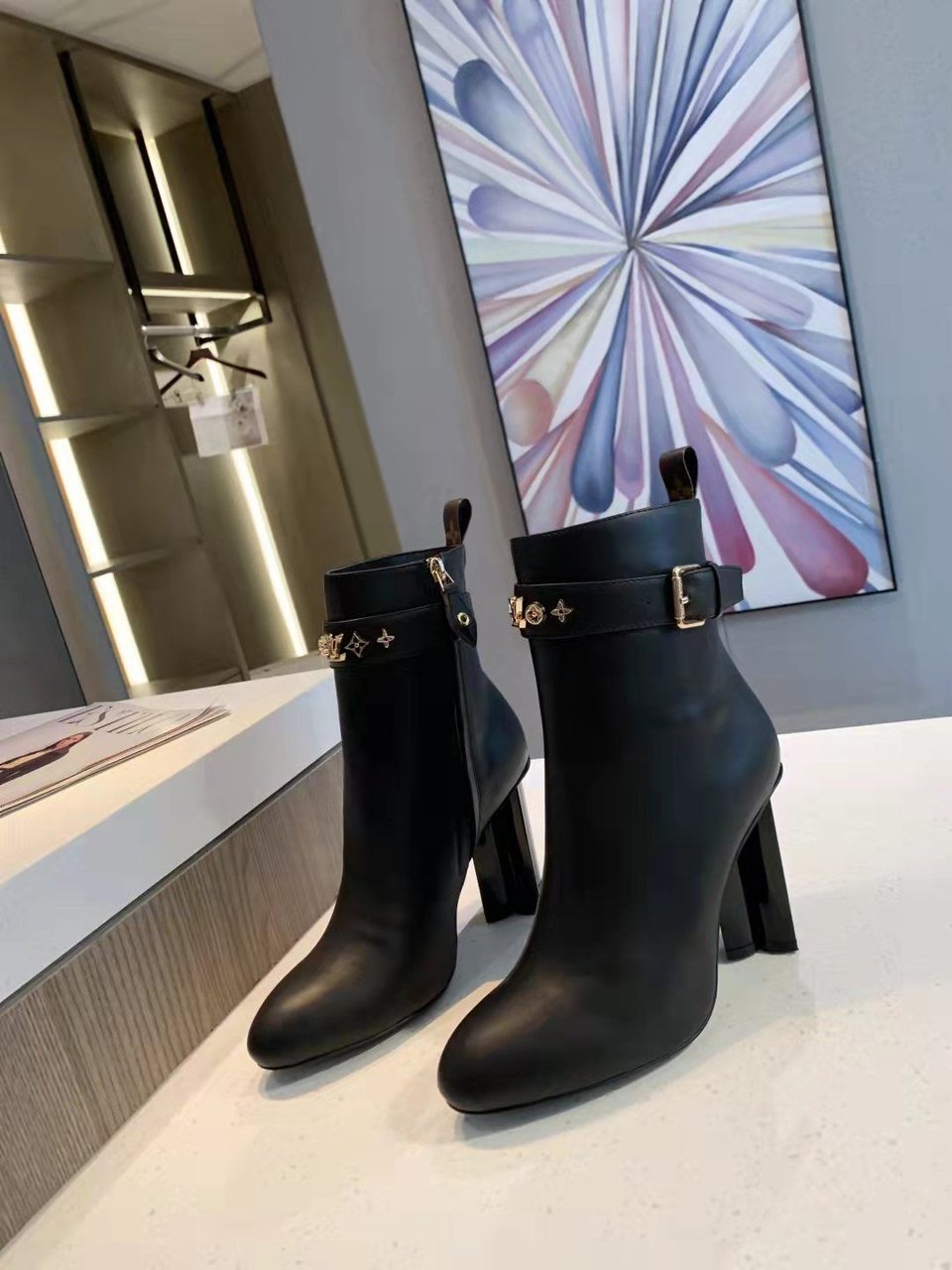 Louis Vuitton Ankle Boot Black view 7
