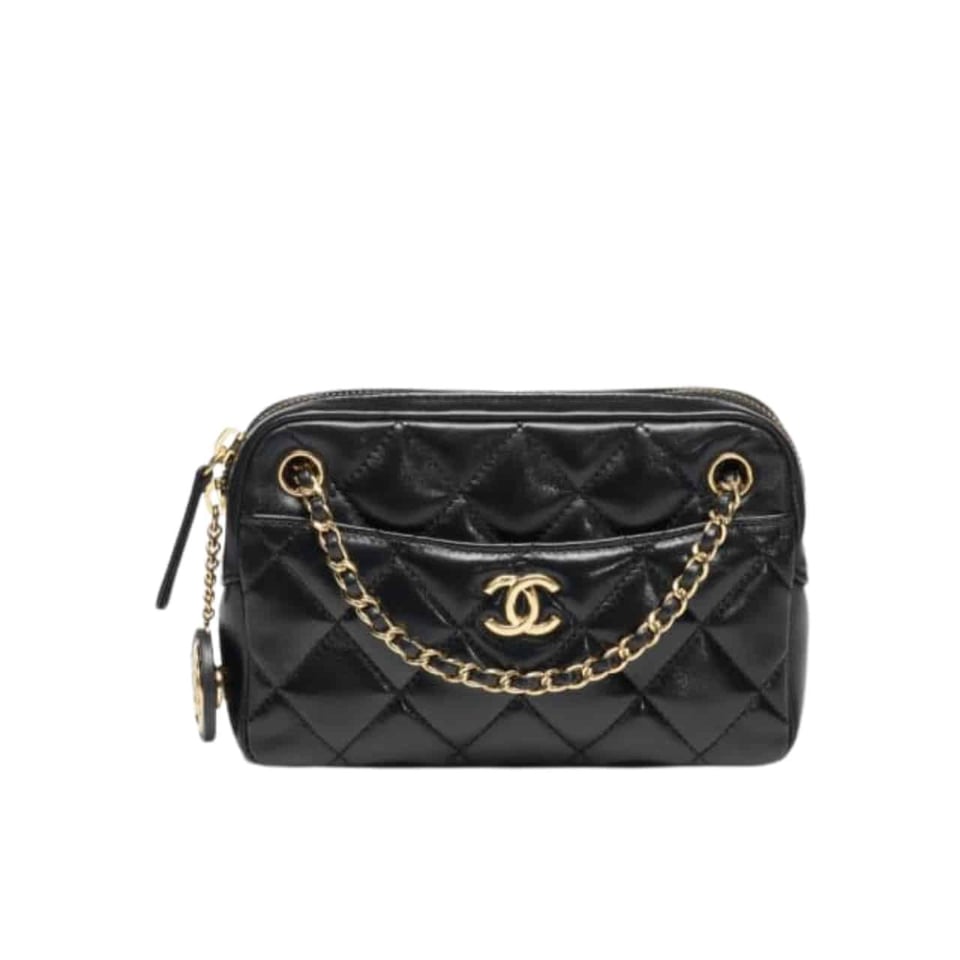 Chanel Mini Camera Case Black 18Cm/7.1in view 2