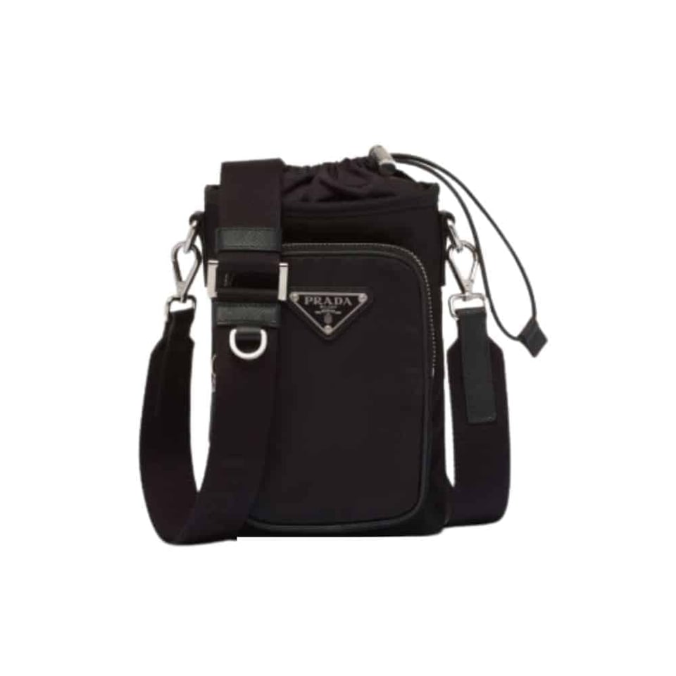 Prada Re Nylon Smartphone Case Black 18Cm view 2