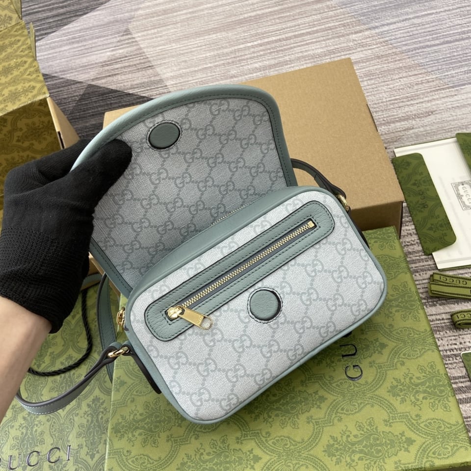 Gucci Monogram Textured Dollar Mini Ophidia view 6