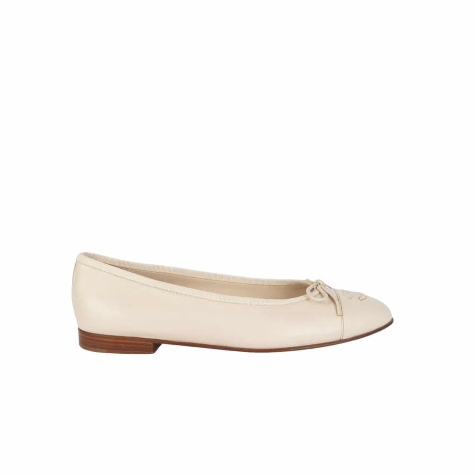 Chanel Classic Ballet Ivory Women’S Sandals view 2