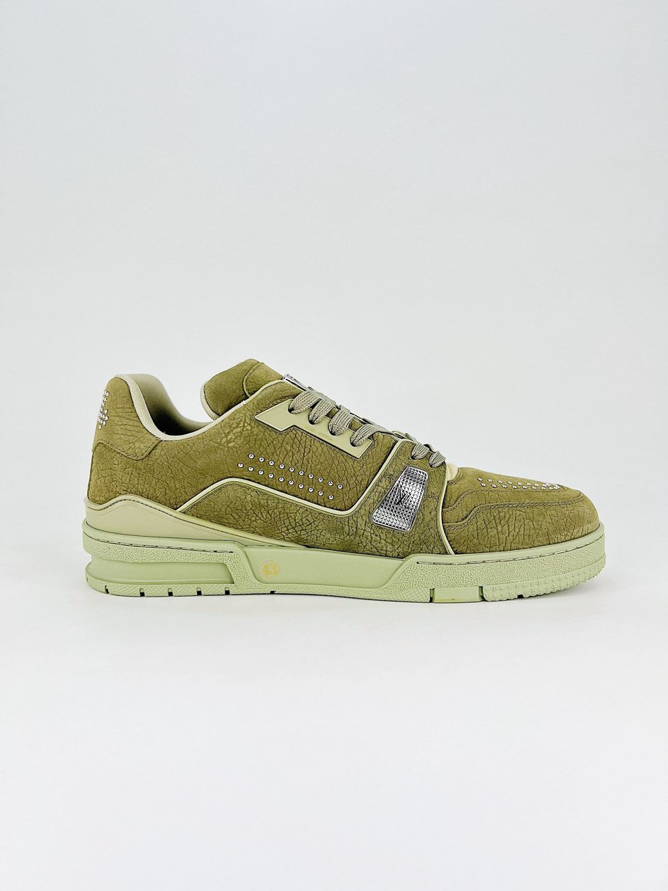 Louis Vuitton Lv Trainer Sneaker Green 1Adha1 view 8