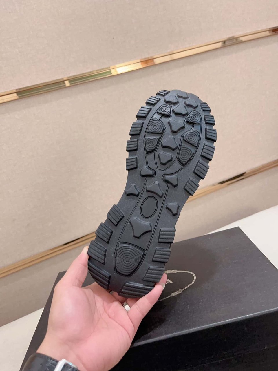 Prada Sport Sneakers Curved Line Green And Black view 9